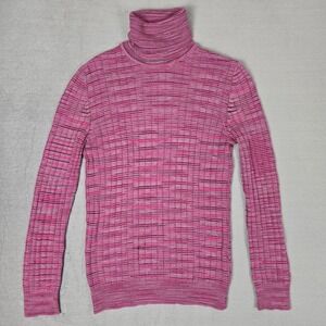 Missoni Turtleneck Womens Small Purple Knit Sweater Long Sleeve Luxe‎ Pullover
